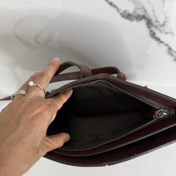 ELLINGTON Portland Oregon Vintage Authentic Brown Leather Backpack Bag leather - Picture 12 of 15